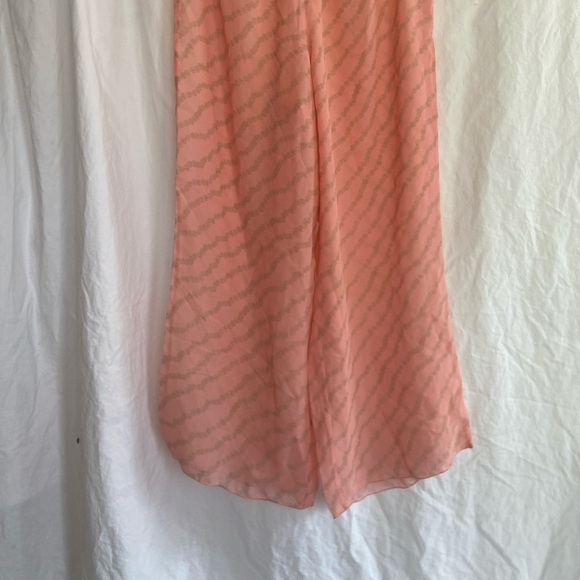J. Crew Pink Silk Wide Leg Pants with Flowing Silhouette Size Medium - Picture 3 of 16
